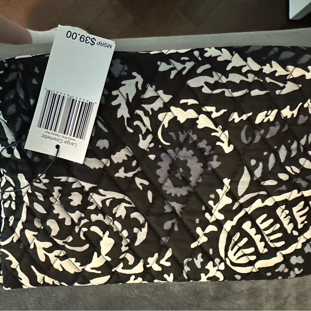 Vera Bradley Black and White Cosmetic Bag
